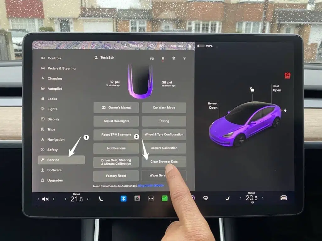 how-to-clear-browsing-data-on-tesla