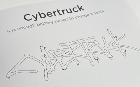 双向充电！官方绘本显示Cybertruck可为其他电动汽车充电