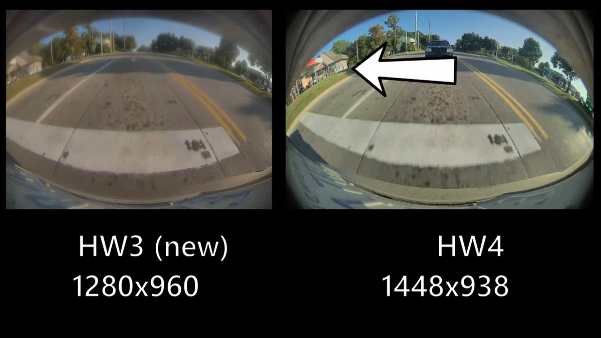 特斯拉的 HW3 和 HW4 摄像头对比