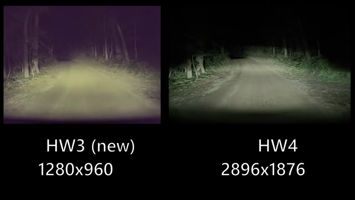 特斯拉的 HW3 和 HW4 摄像头对比