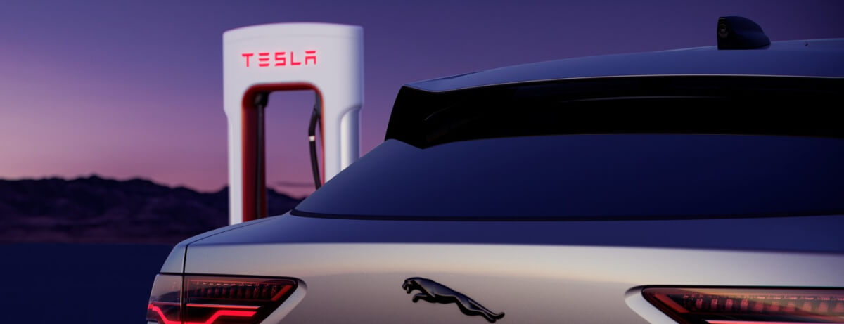 捷豹与特斯拉签约采用电动汽车充电标准