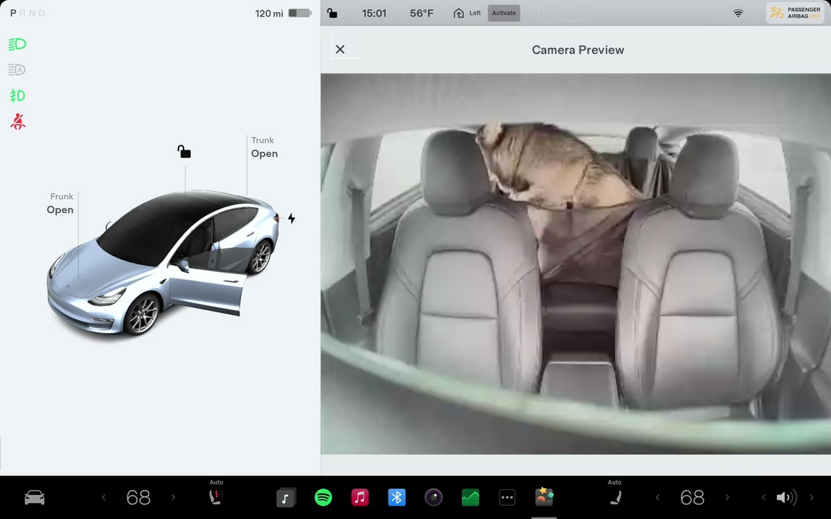 特斯拉更新版将使用车厢摄像头确定 HOV 车道资格，增加 Apple Podcast 和可变播放速度