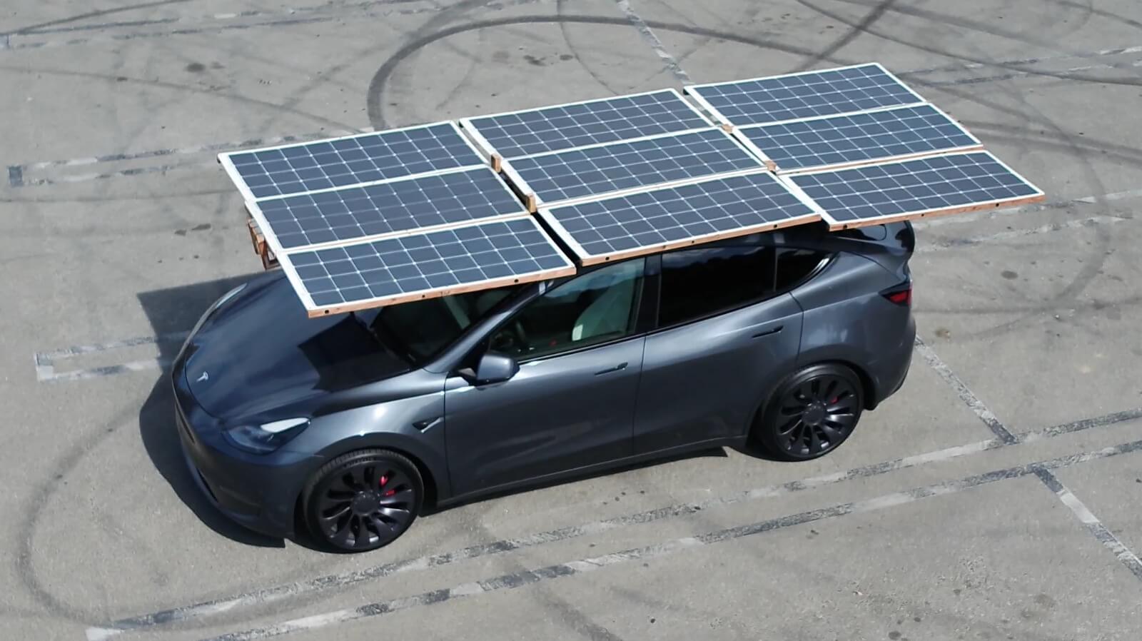 Model Y 太阳能车顶改装件，每天可增加 60 英里的续航！