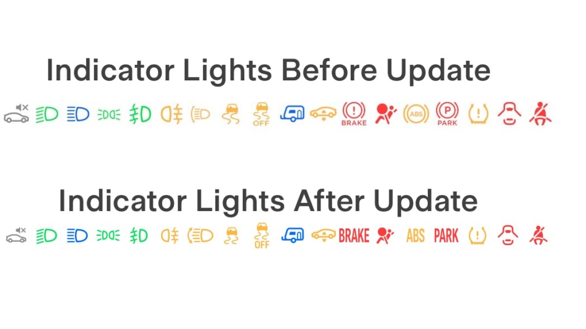 特斯拉即将推出的更新将修复指示灯字体大小问题