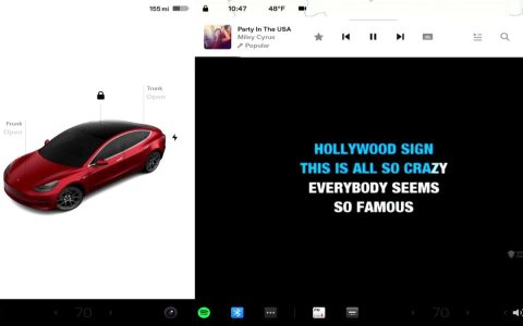 特斯拉正在开发的功能：卡拉OK录音、新行程规划器和拖车能耗预估