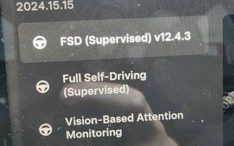 特斯拉向员工发布 FSD V12.4.3