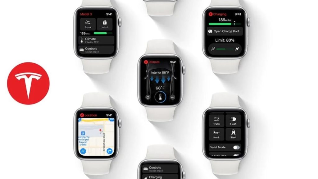 特斯拉将增加对 Apple Watch 的支持